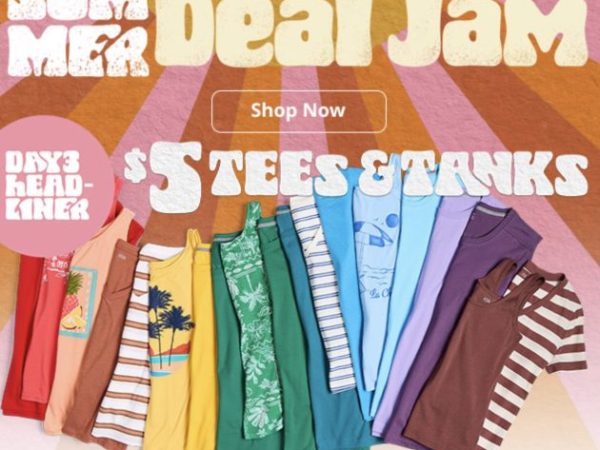 Tees & Tanks for the Family only $5 at JCPenney Today!
